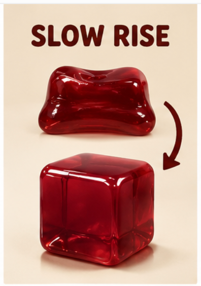 Red Square Jelly Cube Squish Toy