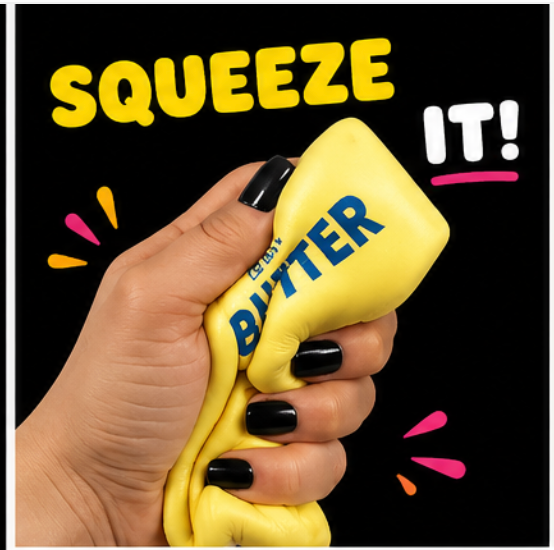 Butter Stick Squishy Fidget Toy