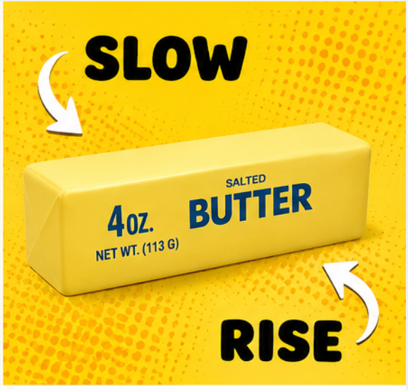 Butter Stick Squishy Fidget Toy