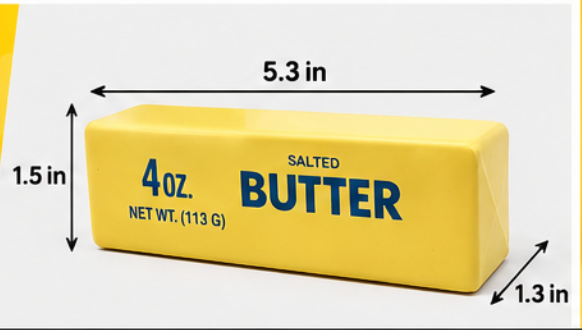 Butter Stick Squishy Fidget Toy