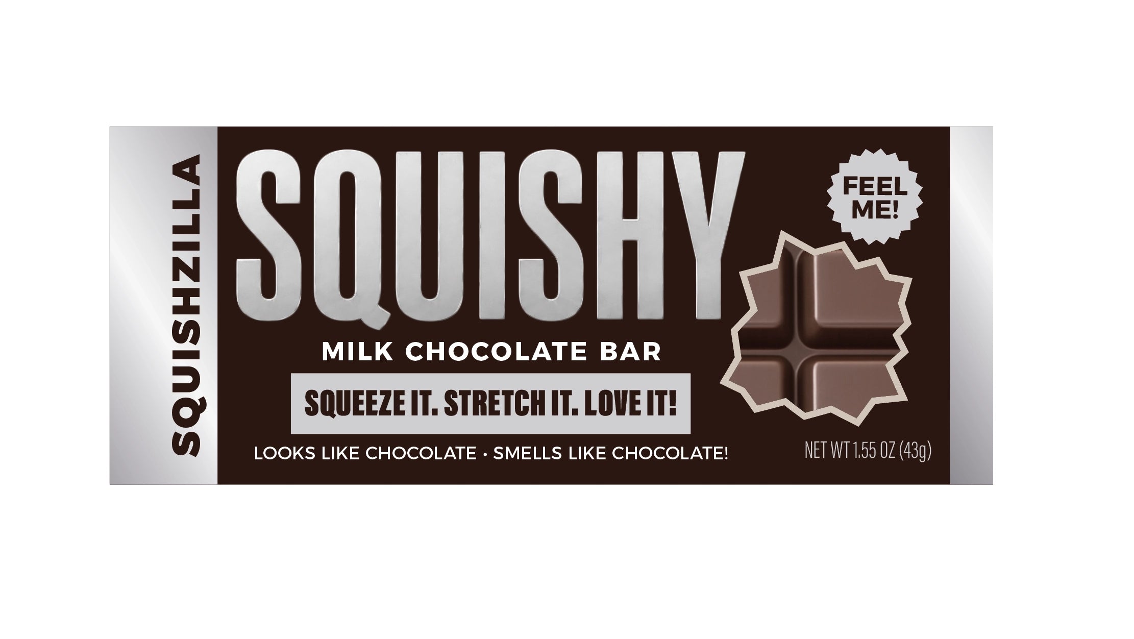 Fun Doh Slow Rise Scented Squishy Chocolate Bar
